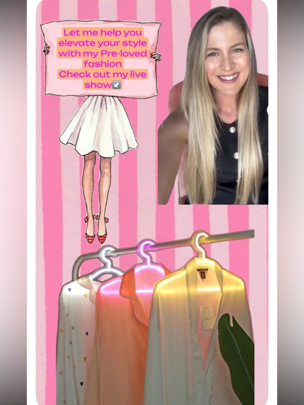 ↗️👗Like this listing to be notified when I go LIVE!!